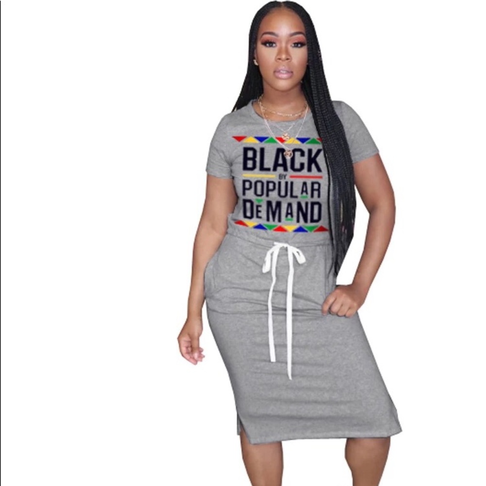 Gray Dress Black By Popular Demand